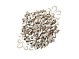 Sunflower seed white and black